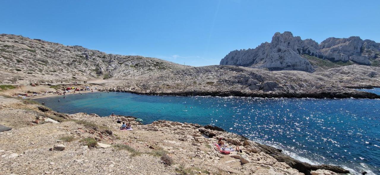 Pointe Rouge A 2Mn De La Plage - Avec Petite Vue Mer Marseille Eksteriør billede