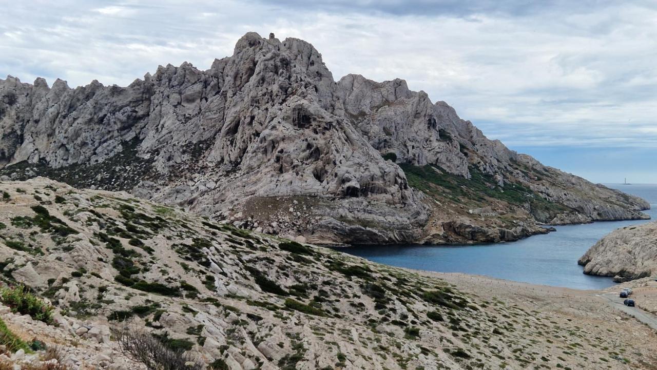 Pointe Rouge A 2Mn De La Plage - Avec Petite Vue Mer Marseille Eksteriør billede